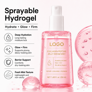 Brume Rafraîchissante ODM Hydratation en Profondeur Peau Éclatante Fermeté Cutanée Apaisement Peau Brûlée par le Soleil Soin Barrière Collagène Sérum Gelée en Brume - Product Image 2