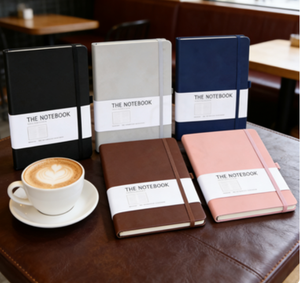 Carnet de notes A5 2026 avec logo, en cuir PU, avec élastique personnalisé, couverture rigide, agenda, journal, carnet de notes - Product Image 2