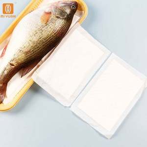 แผ่นซับน้ำสำหรับบรรจุภัณฑ์เนื้อสัตว์ ผัก ปลา ขนาด 210*150 มม. เกรดอาหาร ใช้แล้วทิ้ง ราคาขายส่ง - Product Image 4