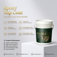 Revêtement de sol liquide bicomposant industriel antidérapant en acrylique coloré, résistant à l'usure, pour sols en quartz