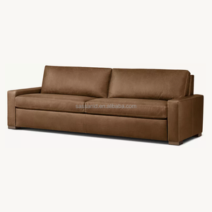 الساسانيد OEM الحديثة الفاخرة أثاث منزلي داخلي غرفة جلد ماكسويل - Product Image 4