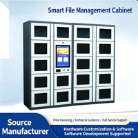 Armoire intelligente pour dossiers, Armoire d'échange de documents, Armoire cloud de gestion de casiers, Casiers de stockage IoT interconnectés