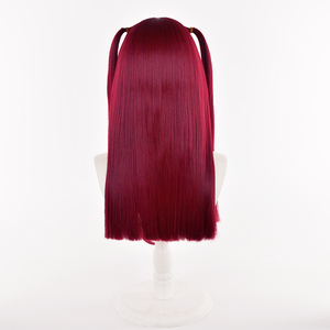 Peluca de Cosplay de <span class=keywords><strong>Marin</strong></span> <span class=keywords><strong>Kitagawa</strong></span>/Shizuku Kuroe de My Dress-Up Darling, Versión Pequeño Diablo, Color Rojo Oscuro, Ainizi - Product Image 6