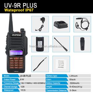 Radio bidirectionnelle BAOFENG UV-9R étanche et anti-poussière avec FM, interphone portable Baofeng Uv9r, talkie-walkie noir anglais 128 - Product Image 2