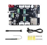 Carte de commande Micro ROS pour module d'extension de robot Raspberry Pi 5 avec support LiDAR de moteurs d'encodeur 4WD coprocesseur ESP32S3
