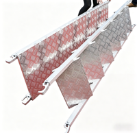 Plateforme mobile pliable en acier Layher pour travaux industriels, résistante à la corrosion et à l'entretien
