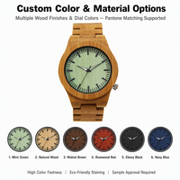Montre écologique de luxe en bois naturel, bracelet poli à la main, cadran vert clair minimaliste, logo gravé sur mesure, montre durable pour tous les jours