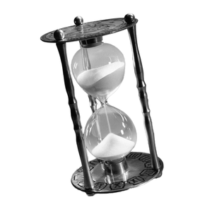 Aleo - Reloj de Arena Personalizado con Marco de Latón Vintage, Diseño Art Deco Ecológico, Uso en Múltiples Escenarios, Color Personalizado - Product Image 4