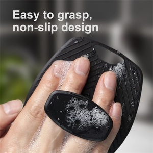 แปรงขัดผิวซิลิโคนแบบใช้ซ้ำได้ แปรงขัดผิวกันลื่นสำหรับผู้ชาย - Product Image 3