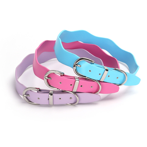 <span class=keywords><strong>Collar</strong></span> de perro con hebilla de cinturón ajustable de cuero PU con forma de serpiente impermeable - Product Image 2