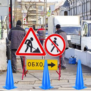 Conos de Seguridad CITICITY de 18 Pulgadas, 5 Opciones de Color, Conos Marcadores para Carreteras, Estacionamientos, Entrenamiento Deportivo, Fútbol y Eventos Festivos - Product Image 5