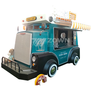 Outdoor Mobile Snack Food <b>Trailer</b> Enclosed Coffee Cart with Refrigeration System - Product Image 6