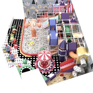 Promotion : Aire de jeux commerciale avec grande piscine à balles, équipement de divertissement pour enfants, aire de jeux intérieure pour enfants avec grand toboggan - Product Image 5