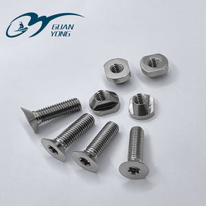 Lightweight High Strength Titanium <b>Screw</b> for Aluminum Mast Base CNC Anodized Self <b>Tapping</b> <b>Screw</b> M8 M6 for Surfboard Surfing - Product Image 2