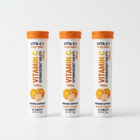 Fabrika Tedarikli OEM Vitamin C Efervesan Tabletleri Bağışıklığı Güçlendirir Hızlı Çözünen Formül Günlük Vitamin İçin Günde 2 Tablet
