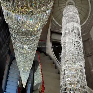 Lampada hotel di lusso moderno lampadario di cristallo k9