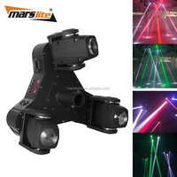 Projecteur LED mobile Marslite Disco DJ 3 têtes Sharpy 10W pour scène et discothèque