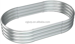 Oem & ODM thép mạ kẽm kim loại vườn giường Kim loại sắt sàn Jumbo Kích thước trồng hộp lớn lên vườn giường - Product Image 3