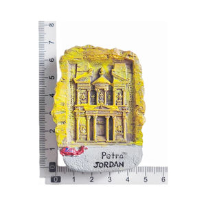 Aimants de réfrigérateur en résine faits à la main et peints à la main WeiVista, collection d'art et d'objets de collection, thème Jordanie Pétra, vente en gros pour réfrigérateur - Product Image 2