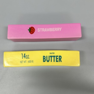 ของเล่นบีบคลายเครียดรูปแท่งเนยสีรุ้ง ยอดขายดี ทนทาน ทำจากโฟม PU นุ่ม ปลอดภัย ขนาดใหญ่ เหมาะสำหรับเด็กผู้หญิงและใช้ในออฟฟิศ - Product Image 6