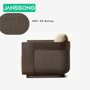 Đồ Nội Thất Ngoài Trời Đặt Mây Nhôm Ngoài Trời <span class=keywords><strong>Sofa</strong></span> Khách Sạn Nội Thất Patio Đặt Biệt Thự Vườn Thiết Kế Mới Hiện Đại Lounger Couches - Product Image 3