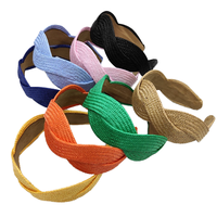 Bandeau tressé en tissu tissé fait à la main de qualité supérieure 2025-Utilisation quotidienne des femmes de couleur unie de style vintage par Holdbeauty