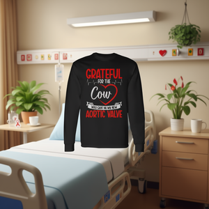 T-shirt à manches longues pour survivants de la chirurgie de la valve aortique, cadeau de sensibilisation à la santé cardiaque - Product Image 2