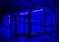 Tente de piscine gonflable d'éclairage de LED Tentes gonflables de piscine Tente gonflable de dôme