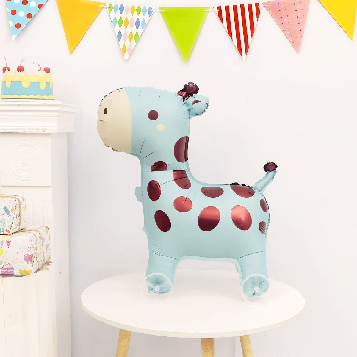 Giraffa su ruote [Blu]