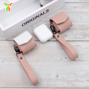 Funda protectora para auriculares inalámbricos Bluetooth de cuero PU coreano/funda protectora para Airpods/bolsa de almacenamiento para auriculares inalámbricos Bluetooth - Product Image 5