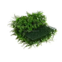 Mur végétal en plastique écologique durable de qualité supérieure avec texture de feuilles naturelles