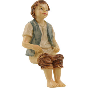 ZICOM <b>Small</b> Polyresin Painted Nativity Figure Toilet Seat Christmas Figurine Toy for 7cm Figures Approx. 5.6cm Germany - Product Image 1