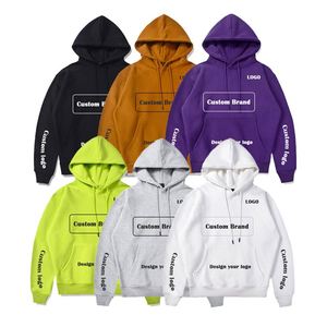 Sweatshirts à capuche promotionnels en gros, sweat à capuche unisexe surdimensionné blanc 100% coton de haute qualité avec impression personnalisée/ - Product Image 4