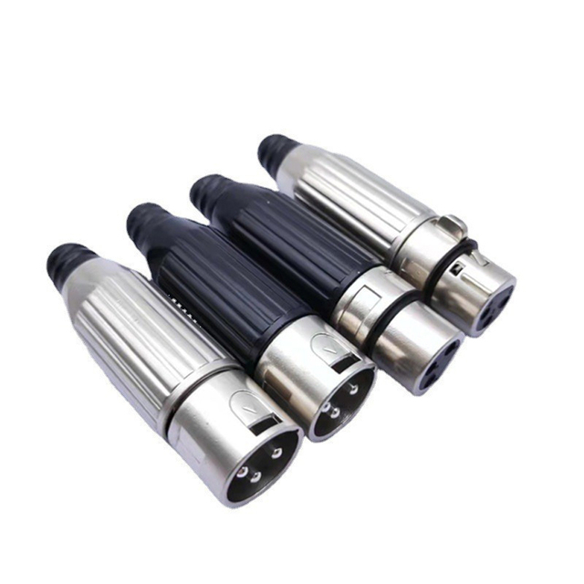 XLR Cable Male to Female 3P Male Plug Female Plug High Quality All Metal XLR Connector
