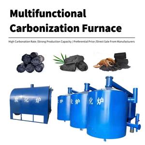 Four de carbonisation du charbon de bois Four de carbonisation horizontal Carbonisation de sciure de bois faisant la machine - Product Image 2