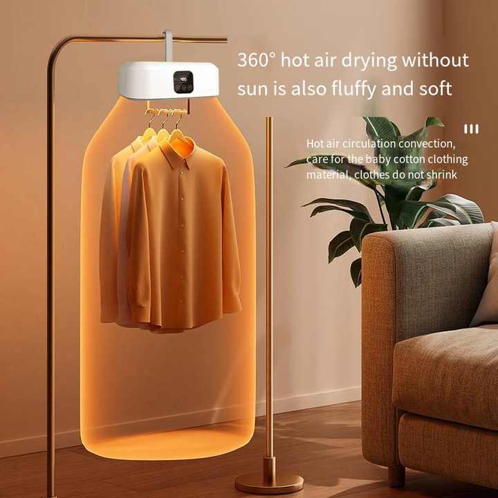 Electric Folding Clothes Dryer – Portable 87 Gallon Capacity, 850W, PTC Heating For Apartments & RVs