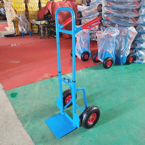OEM Heavy Duty 150kg Marco de acero Carro de mano Plegable Convertible Plataforma Carro de transporte Goma Metal Saco Camión Carretilla <span class=keywords><strong>Dolly</strong></span> - Product Image 1