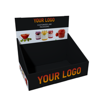 Cajas de Exhibición de Cartón Personalizadas para Bebidas Energéticas, Exhibidores de Cartón para Mostrador de Productos, Cajas de Exhibición de Papel para Tiendas Minoristas