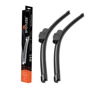 Essuie-glace de pare-brise sans support pour véhicule OEM SPOTLESS, lame d'essuie-glace multi-adaptation pour voiture - Product Image 1