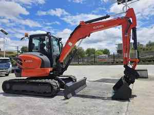 รถขุด KUBOTA U55-4 ของแท้จากญี่ปุ่น รถขุดขนาดเล็กแบบไฮดรอลิกตีนตะขาบ - Product Image 6