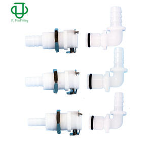 Vanne coudée à filetage externe série JU, raccord cannelé 1/4 po pour arrêt d'eau sur tuyau en caoutchouc, Foshan Chine - Product Image 4