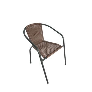 Silla de mimbre redonda con diseño de moda para muebles de exterior - Product Image 1