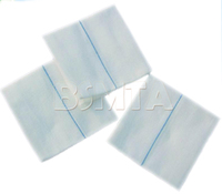 BSMed GS001 Compresses de gaze absorbantes chirurgicales et médicales 100% coton naturel, certifiées CE, désinfectées aux UV, pour usage hospitalier, tailles 2x2" 3x3"