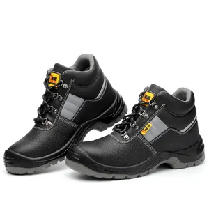 high quality winter anti static puncture steel toe cap work boots safety shoes