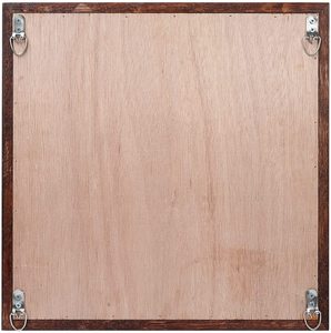 Décoration murale en bois rustique et esthétique Décorations pour la maison Encadrées et prêtes à accrocher Technique peinte à la main - Product Image 4