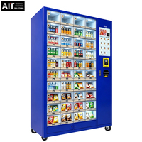 Distributeur automatique combiné 40 compartiments avec écran tactile 22 pouces, kiosque intelligent SDK pour boissons, snacks et produits de beauté