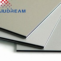 Panneaux en alliage d'aluminium Alucobond Série 2000 Finition PVDF Haute résistance à la corrosion Épaisseur et couleur personnalisables Longue durée Facile à poser