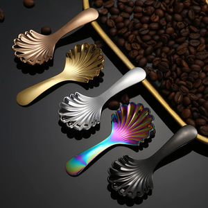 Shell Shape 304 Stainless Steel Mini Spoon Ice Cream Tool Food Safe Hand Wash Only - Product Image 3