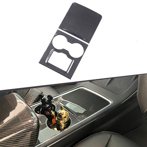 Cubierta de consola central para Tesla modelo 3 Y 2021, fibra de carbono seca, 2 unidades - Product Image 1