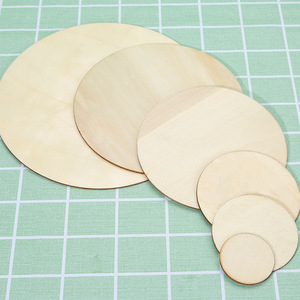 Discos Redondos de Madera KingWIN para Proyectos de Manualidades, Decoración del Hogar, Adornos, Material de Madera de Boj, Varios Tamaños - Product Image 1